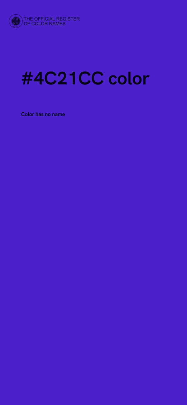 #4C21CC color image