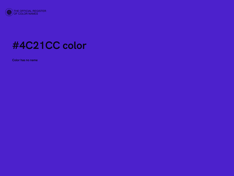 #4C21CC color image