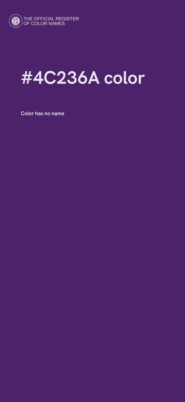 #4C236A color image