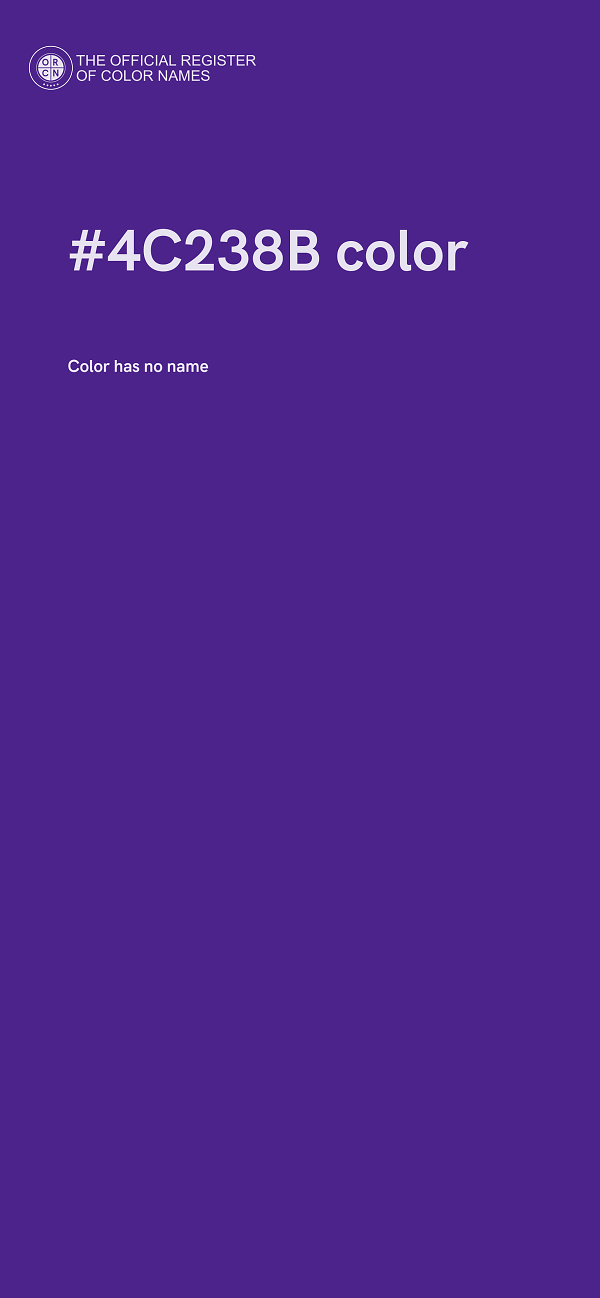 #4C238B color image
