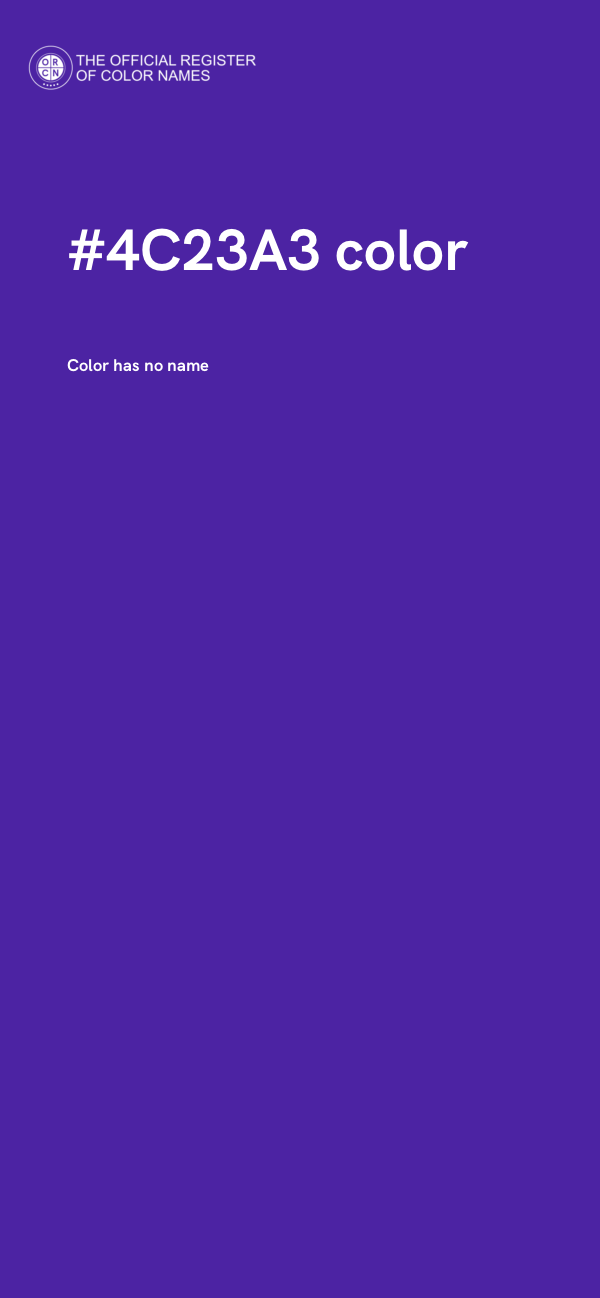 #4C23A3 color image