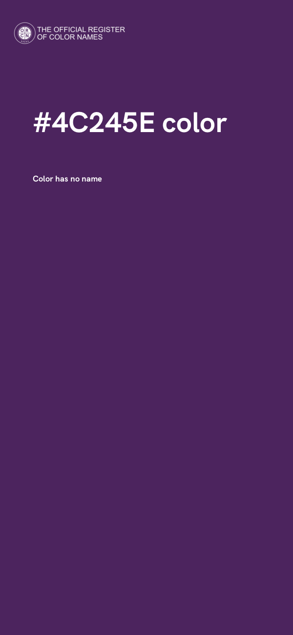 #4C245E color image