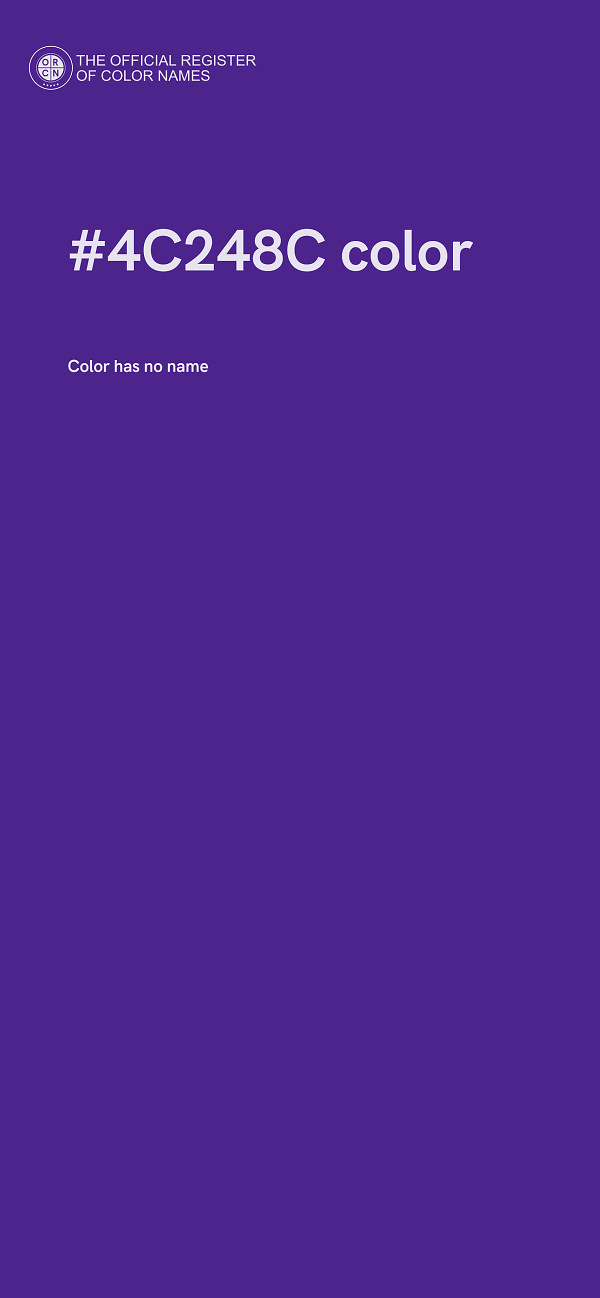 #4C248C color image