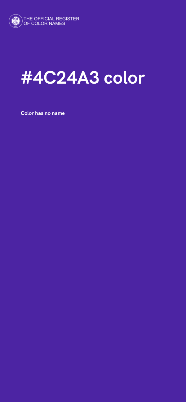 #4C24A3 color image