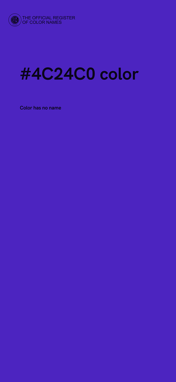 #4C24C0 color image