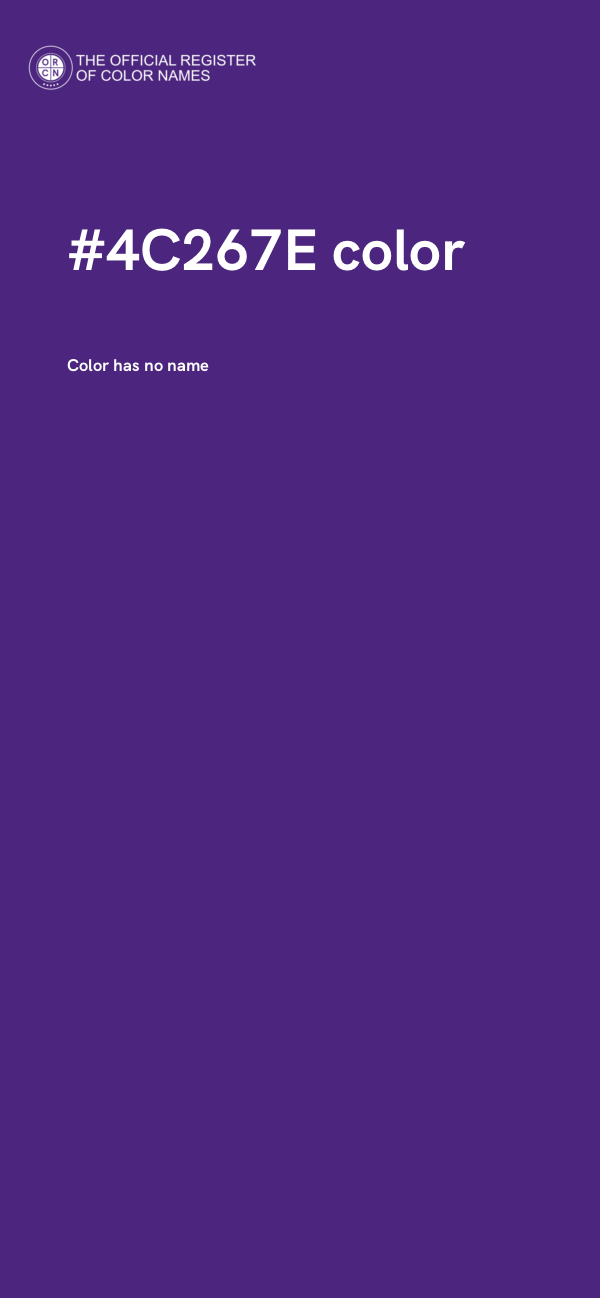 #4C267E color image