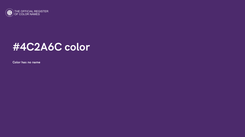 #4C2A6C color image