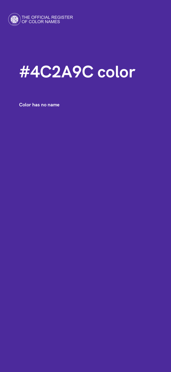 #4C2A9C color image