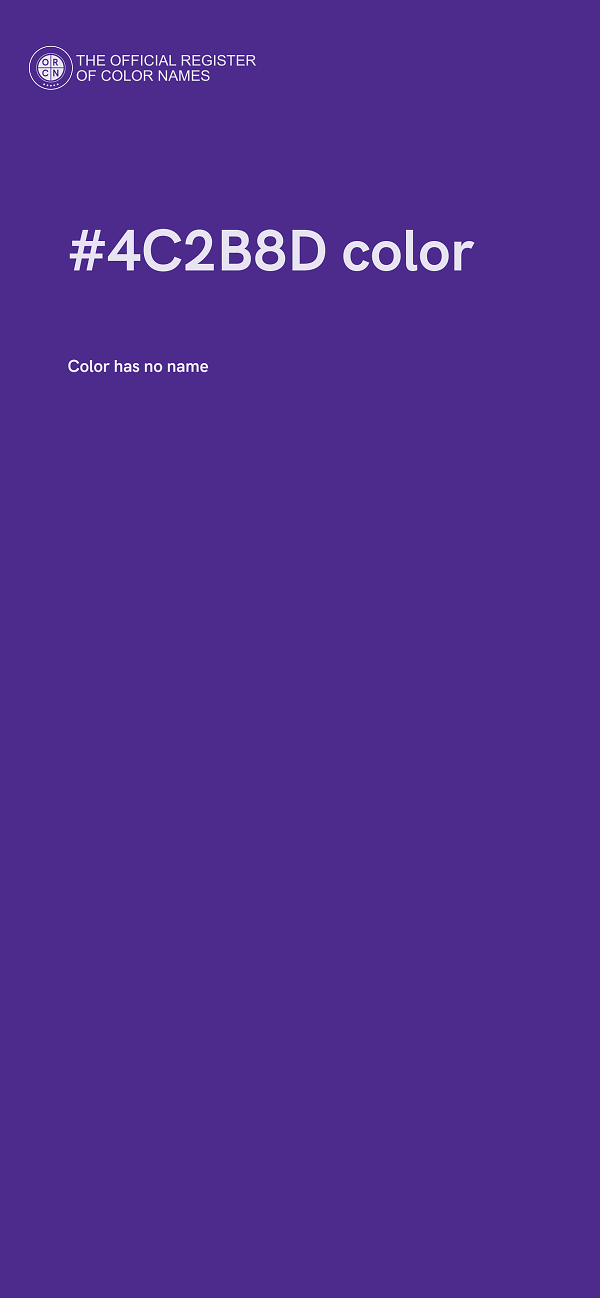 #4C2B8D color image