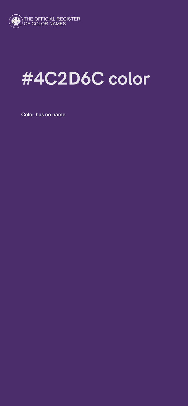 #4C2D6C color image