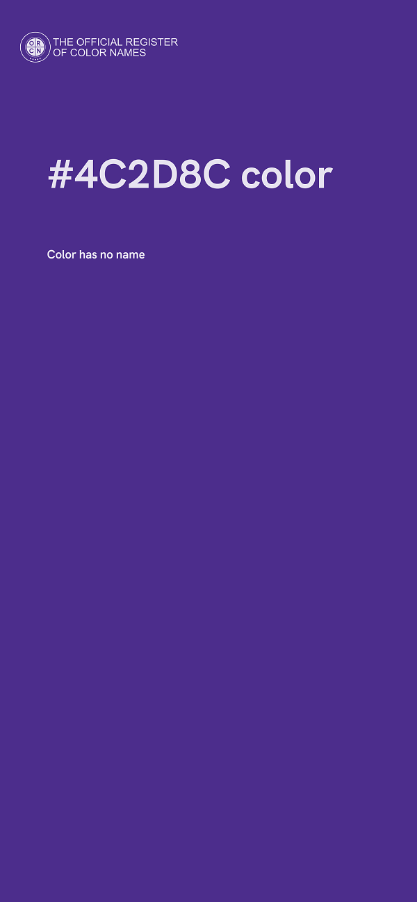 #4C2D8C color image