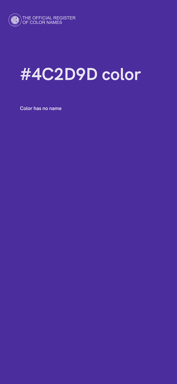 #4C2D9D color image