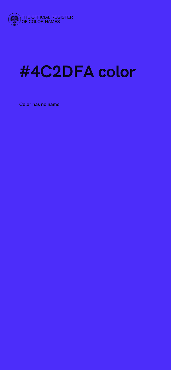 #4C2DFA color image