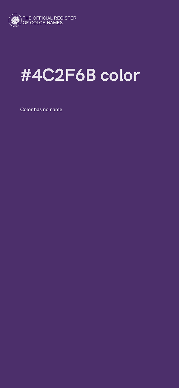 #4C2F6B color image