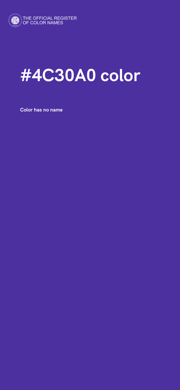 #4C30A0 color image