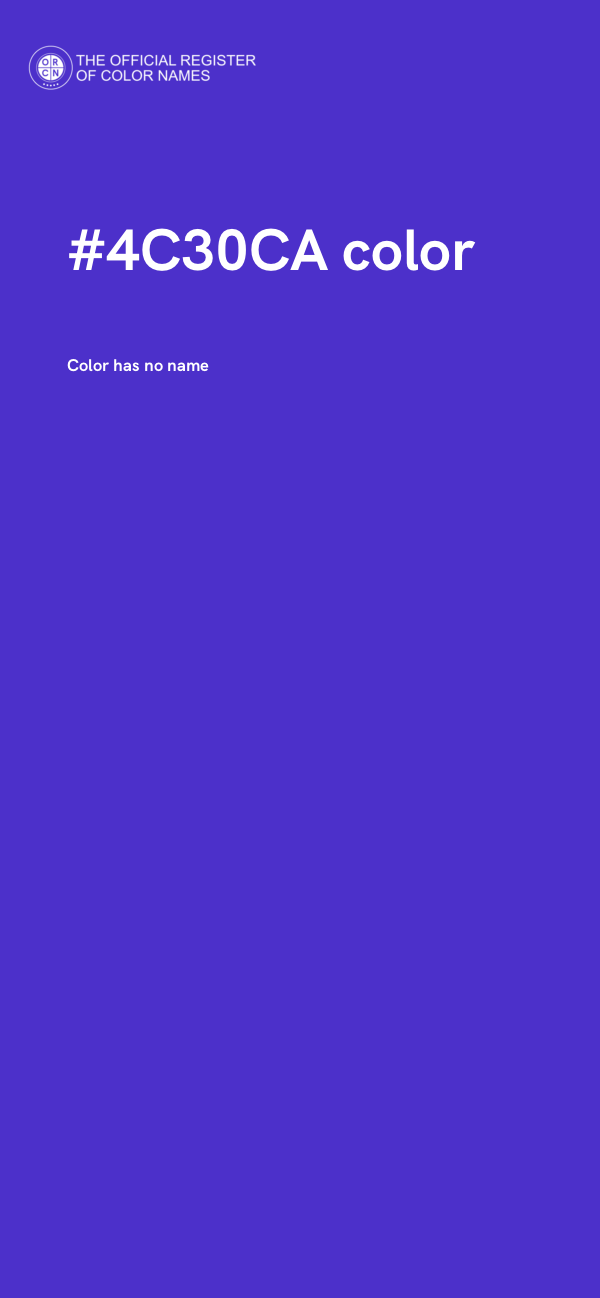 #4C30CA color image