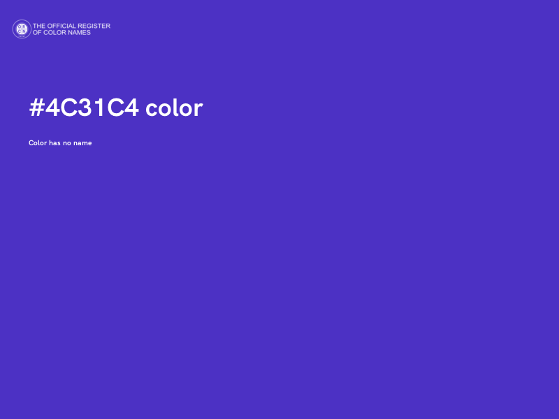 #4C31C4 color image