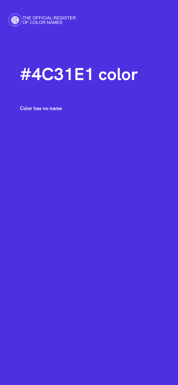 #4C31E1 color image