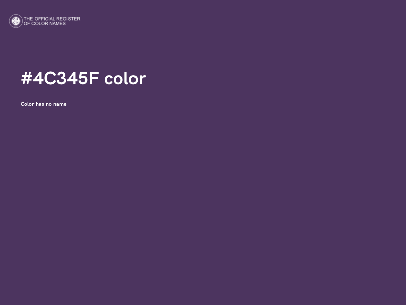 #4C345F color image