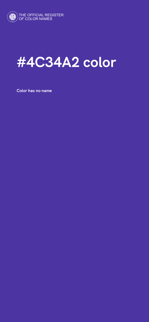 #4C34A2 color image