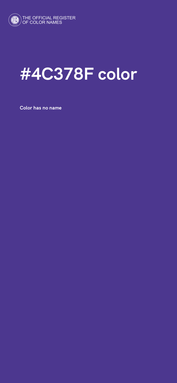 #4C378F color image