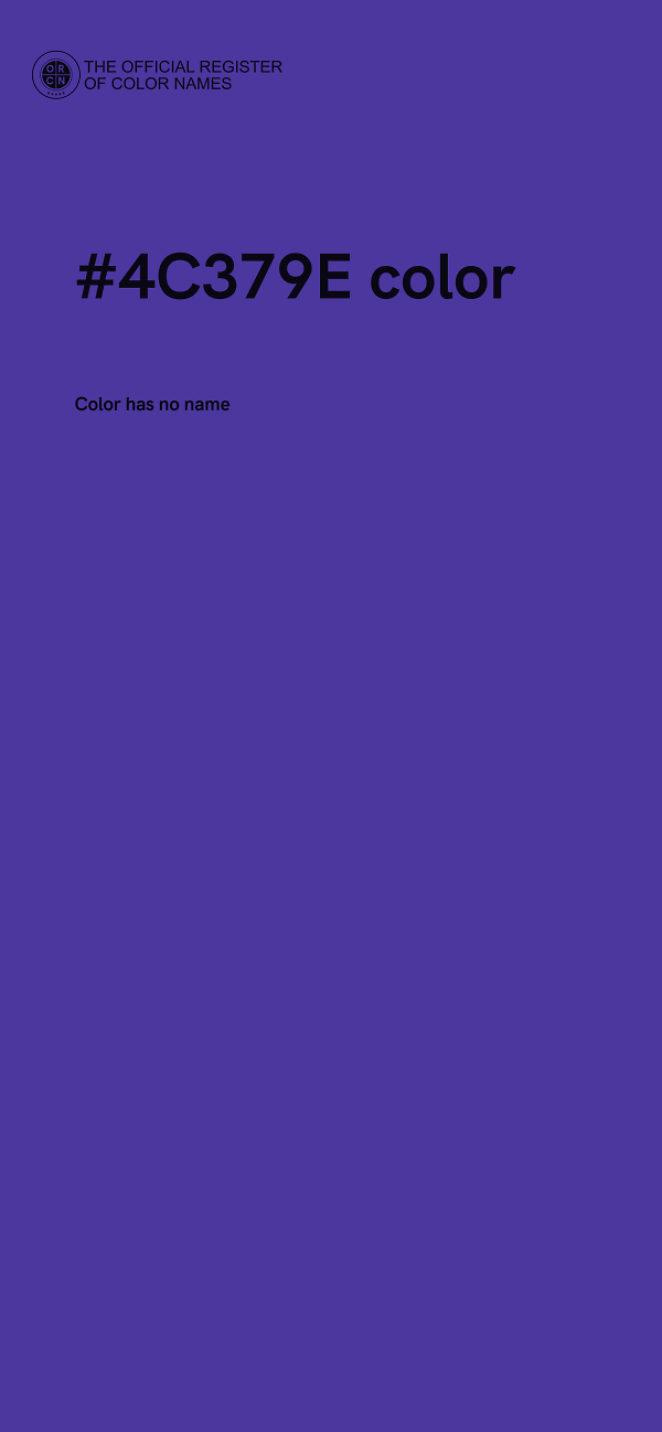 #4C379E color image