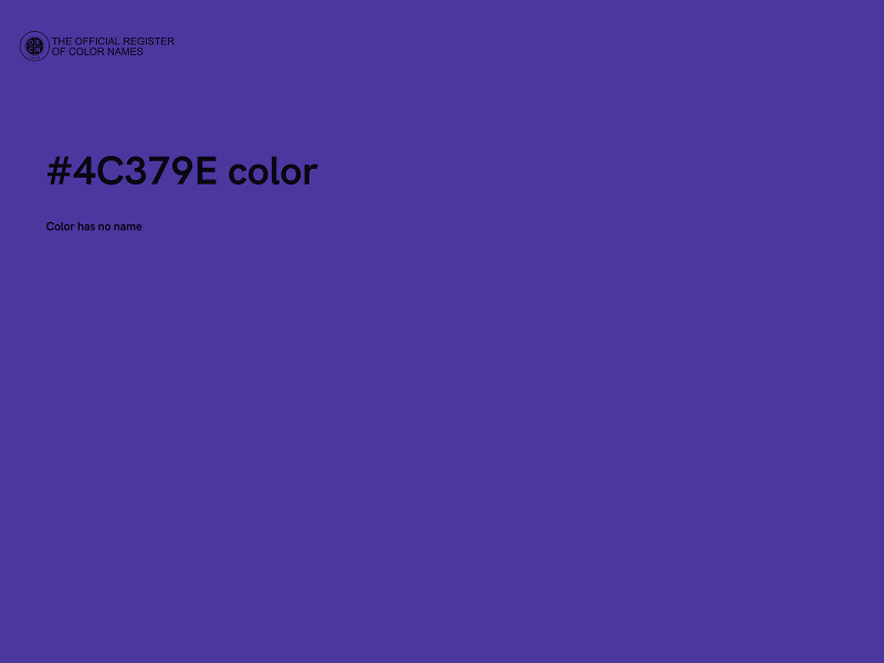 #4C379E color image