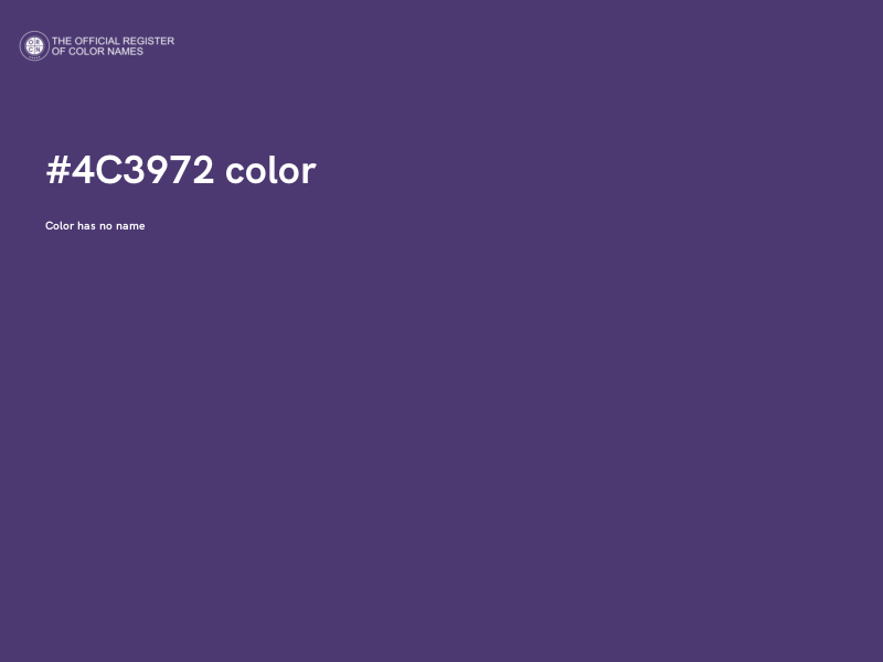 #4C3972 color image