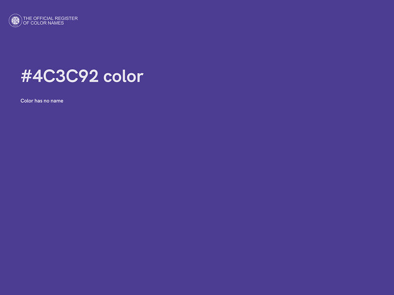 #4C3C92 color image