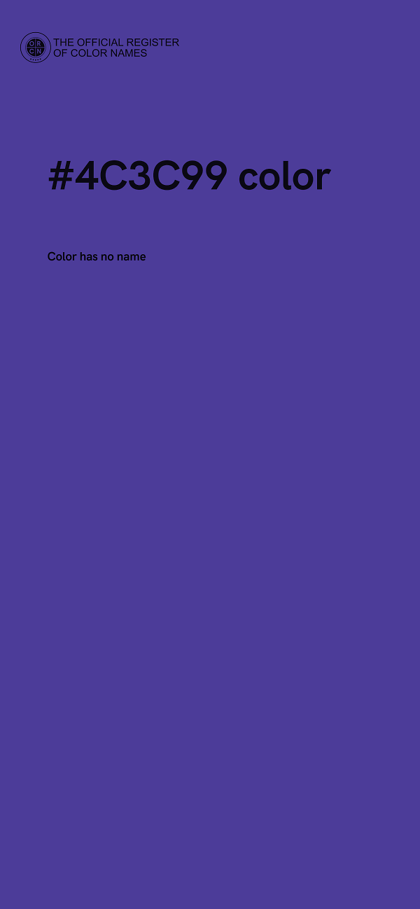 #4C3C99 color image