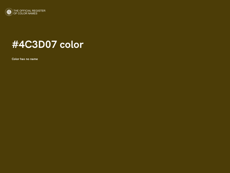 #4C3D07 color image
