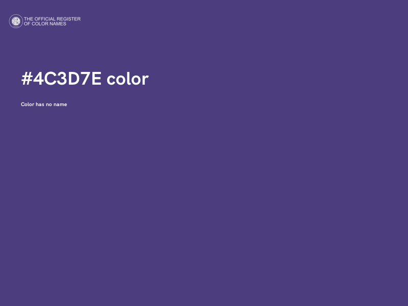 #4C3D7E color image