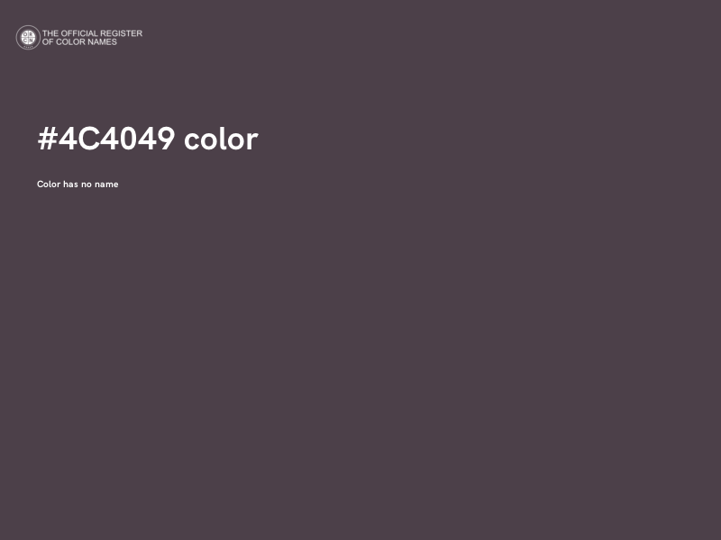 #4C4049 color image