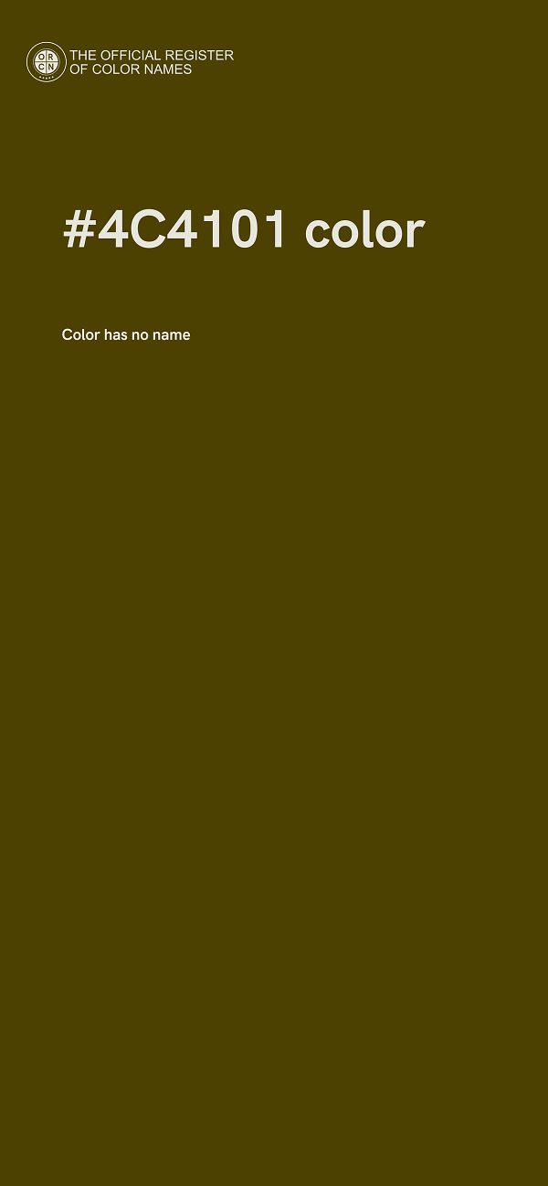 #4C4101 color image