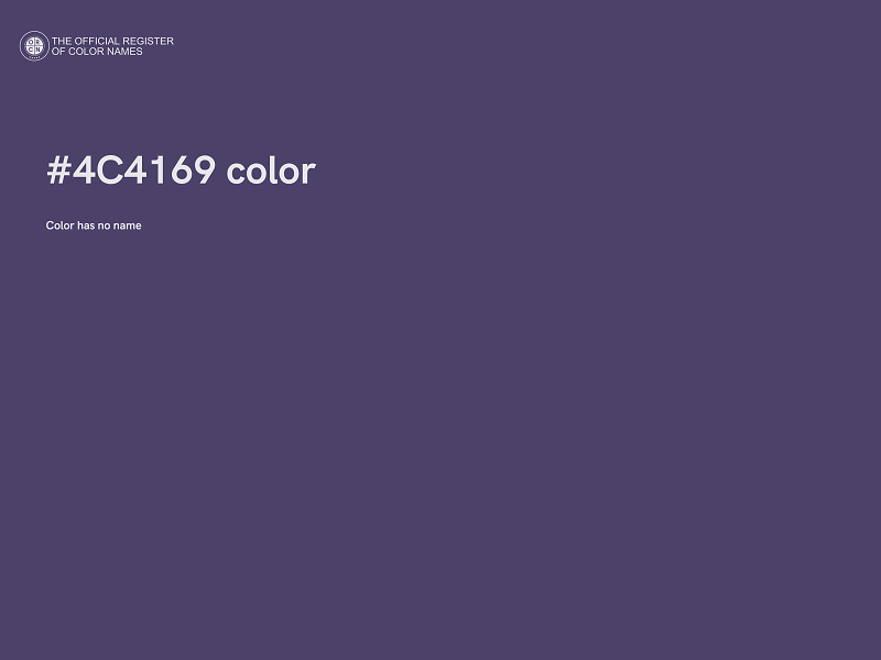 #4C4169 color image