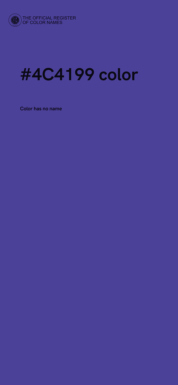 #4C4199 color image