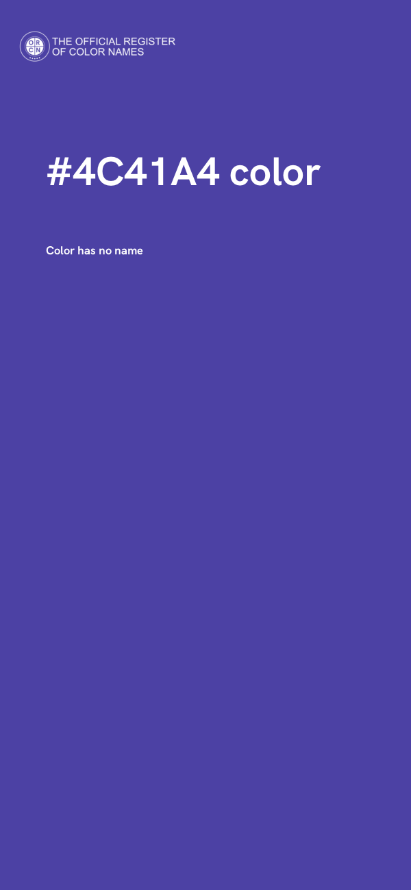 #4C41A4 color image
