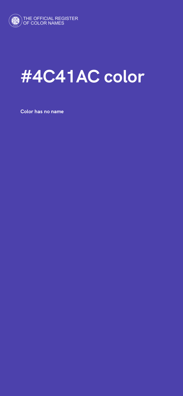 #4C41AC color image