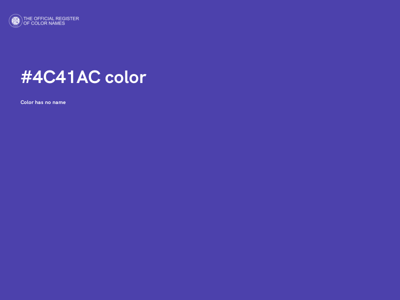 #4C41AC color image