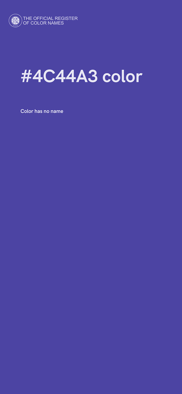 #4C44A3 color image