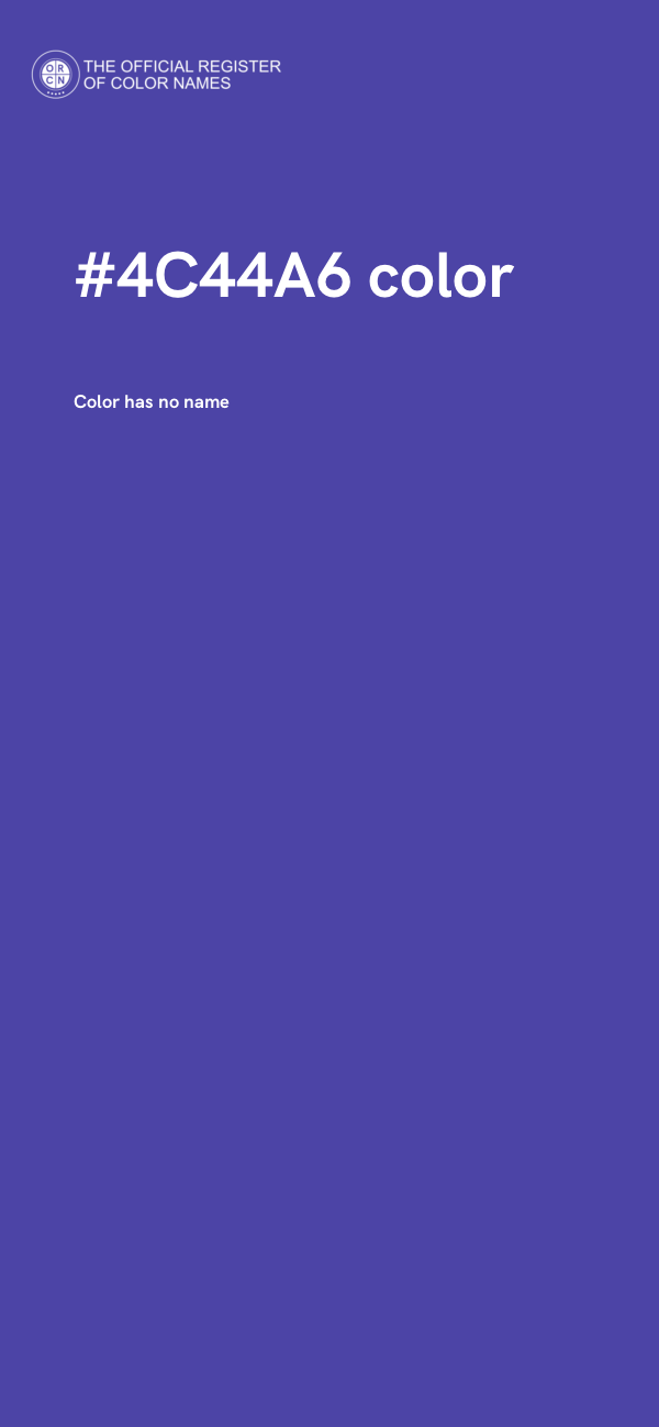 #4C44A6 color image