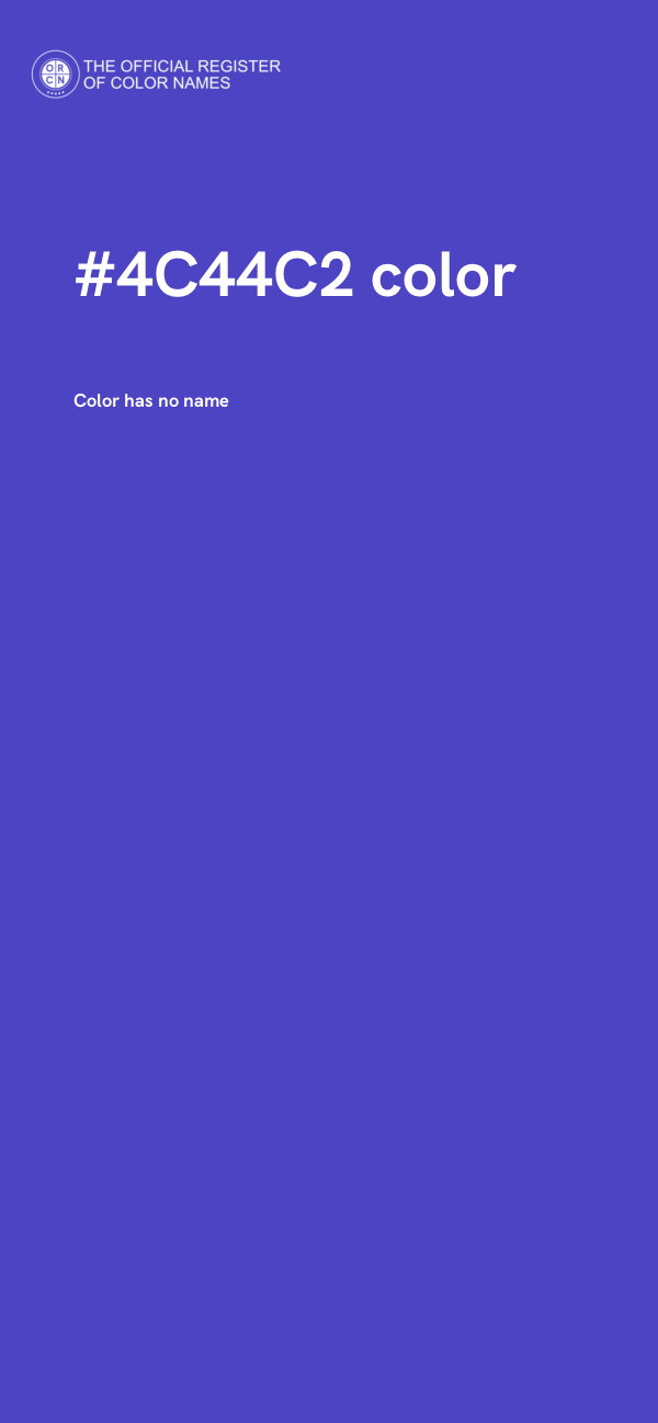 #4C44C2 color image