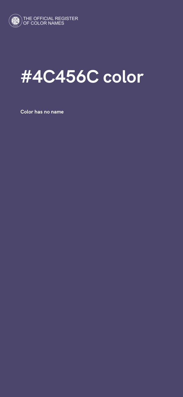 #4C456C color image