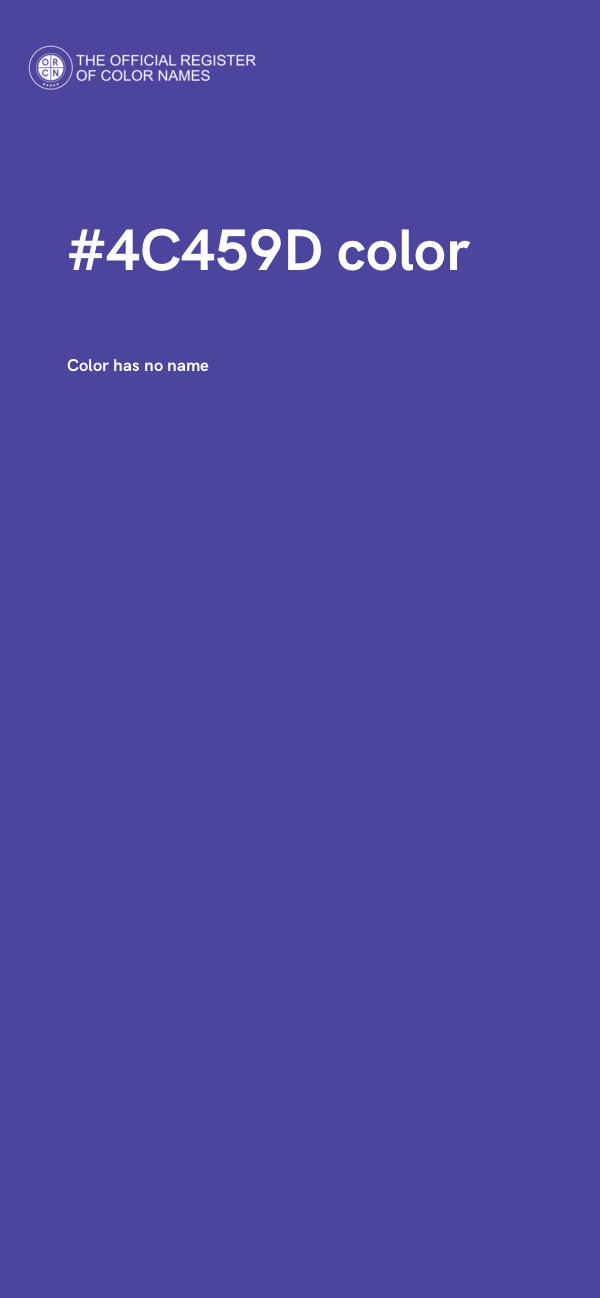 #4C459D color image