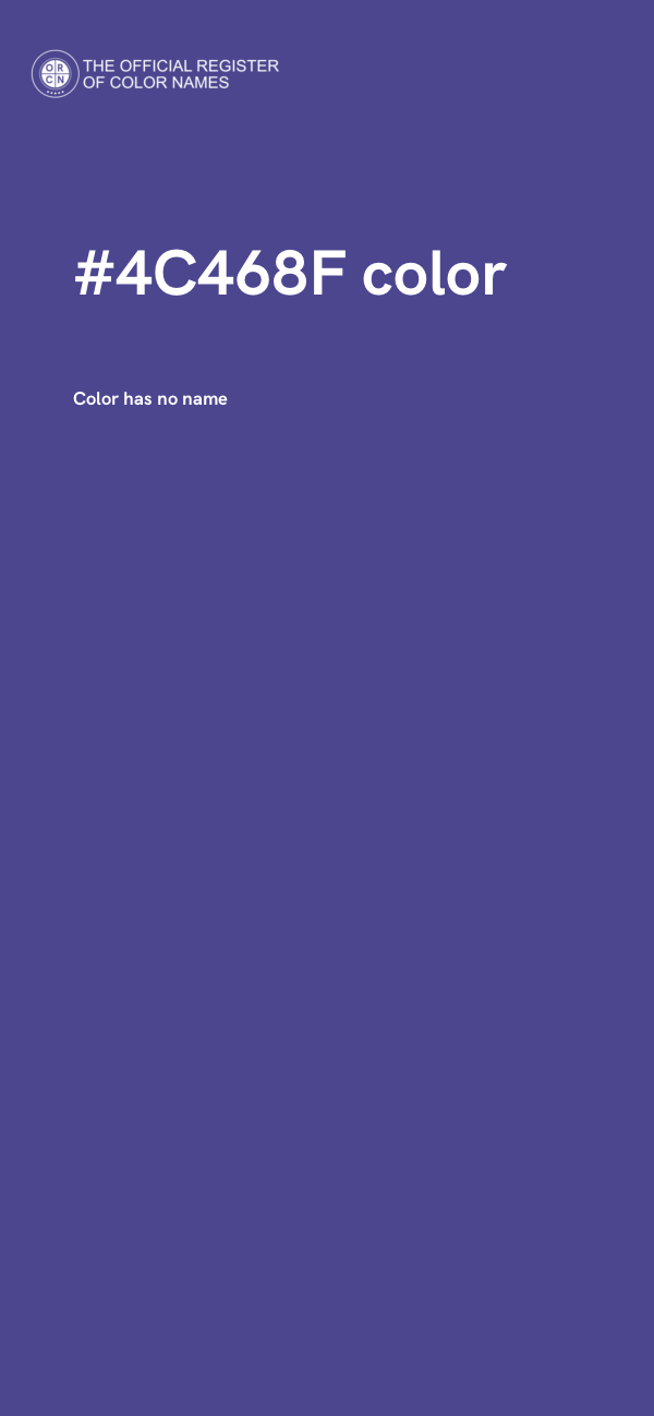 #4C468F color image