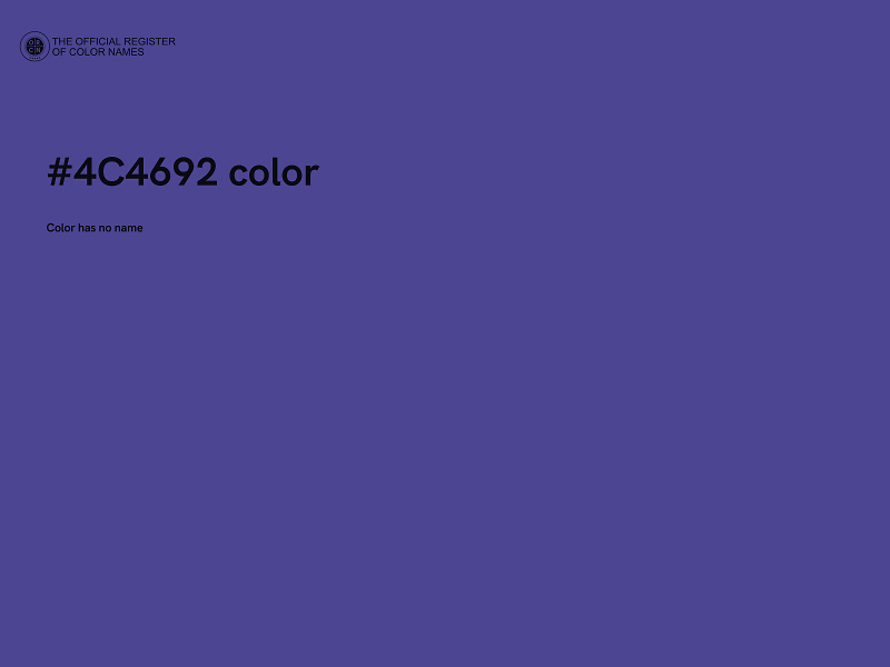 #4C4692 color image