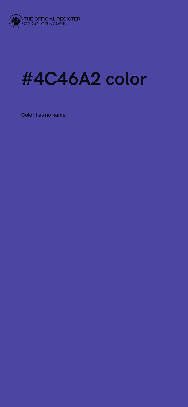 #4C46A2 color image