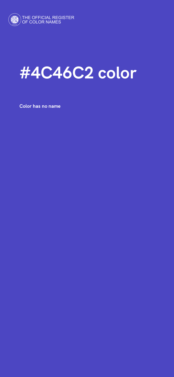 #4C46C2 color image