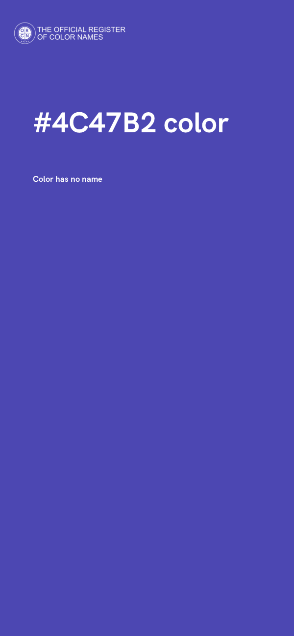 #4C47B2 color image