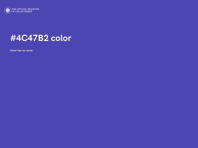 #4C47B2 color image